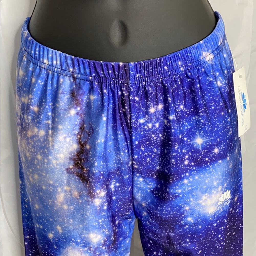 Lotus Leggings - Galaxy, Large